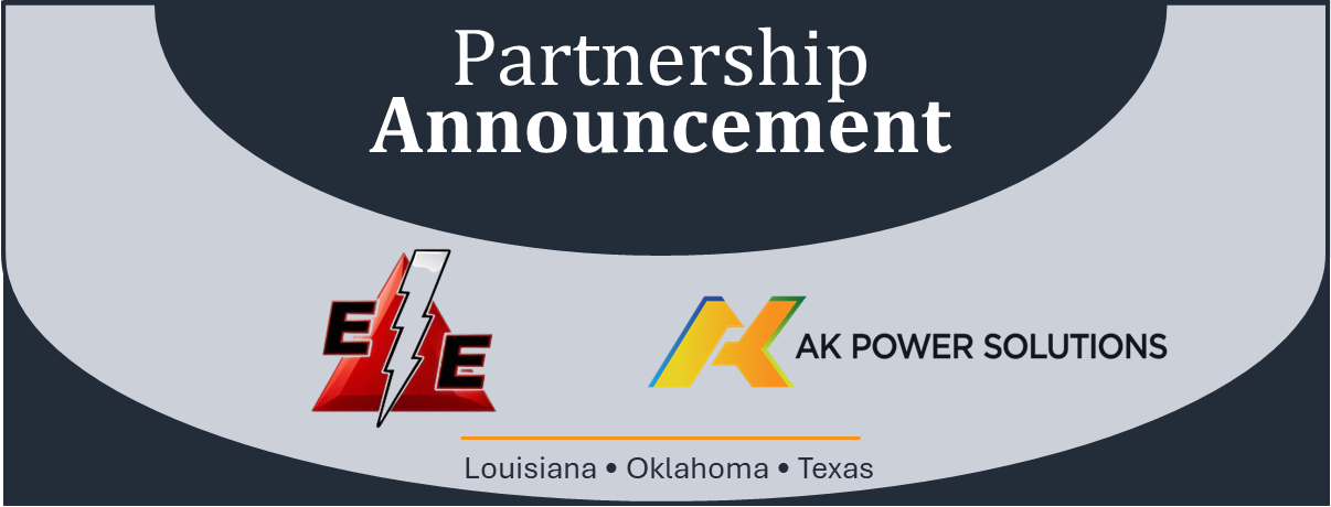 Partnership announcement with Double E Engineering and AK Power Solutions.
